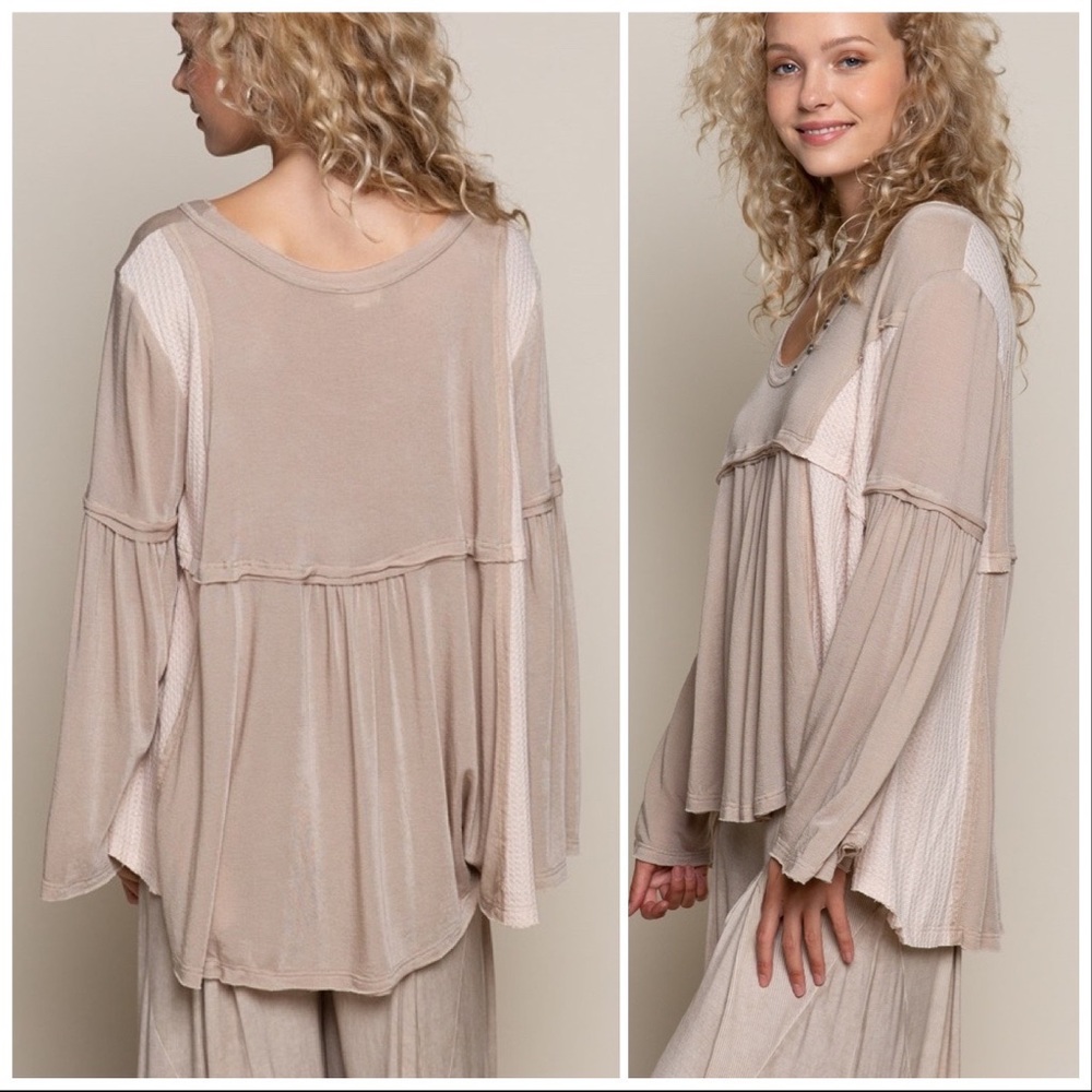 POL Soho Radiant Felt Soft Oversized Knit Top - Picture 2 of 12